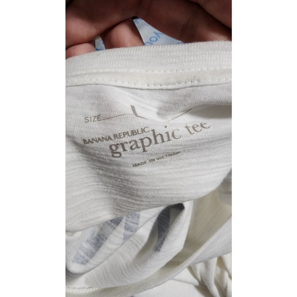 Lot of 4 mens Banana Republic shirts size large EUC logo brand soft - Picture 6 of 12